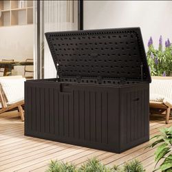 OUTDOOR DECK BOX 150 GALLONS WATERPROOF AND LOCKABLE BRAND NEW JUST BUILT!!!