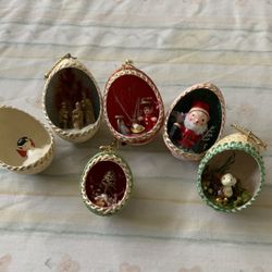 Adornos Para El Arbolito Navideño Huevos Antiguos