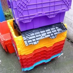 Fold Top Storage Bins