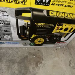 Generator Champion 4000 3500 Run With Batterie 