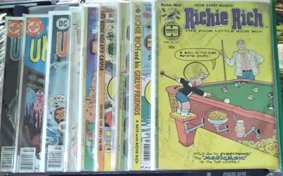 Lot (10) Comics Books over 50 years old. Ritchie Rich, Unexpected, etc.