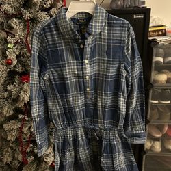 Polo Ralph Lauren Girls Shirt Dress Size6 NWT