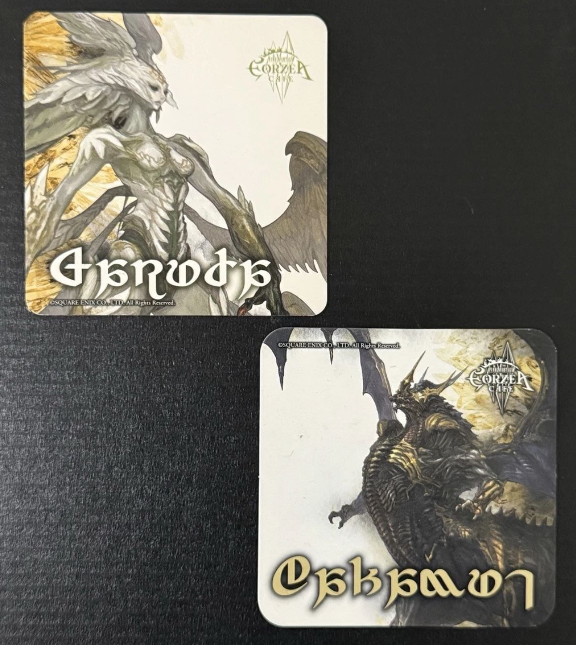 Garuda Coaster from Final Fantasy XIV Eorzea Cafe Akihabara + 1 Extra Coaster