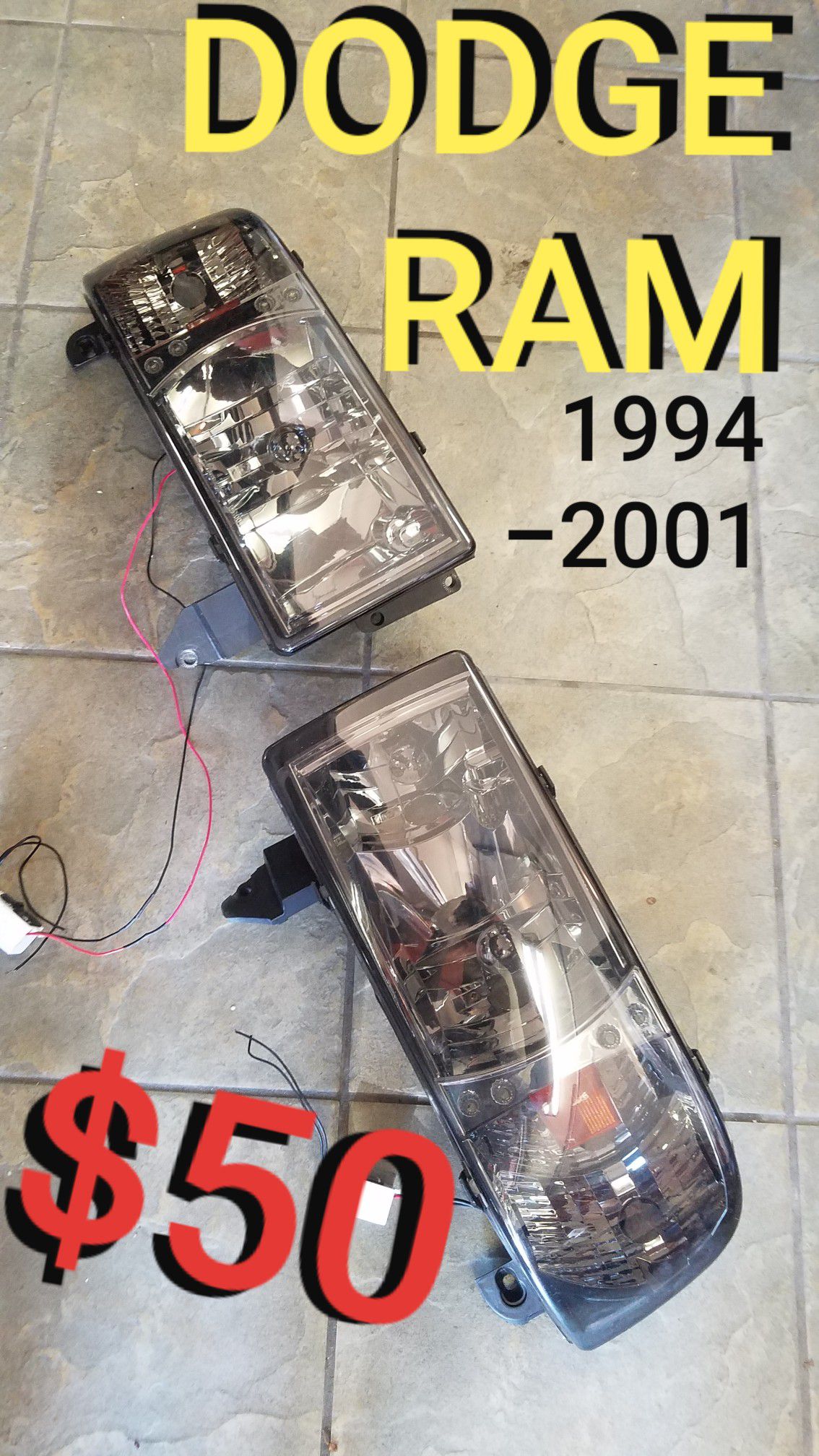 DODGE RAM HEADLIGHTS 1994-2001