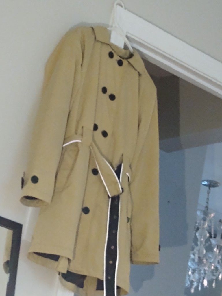 Motorcycle Trench Coat - Size XL