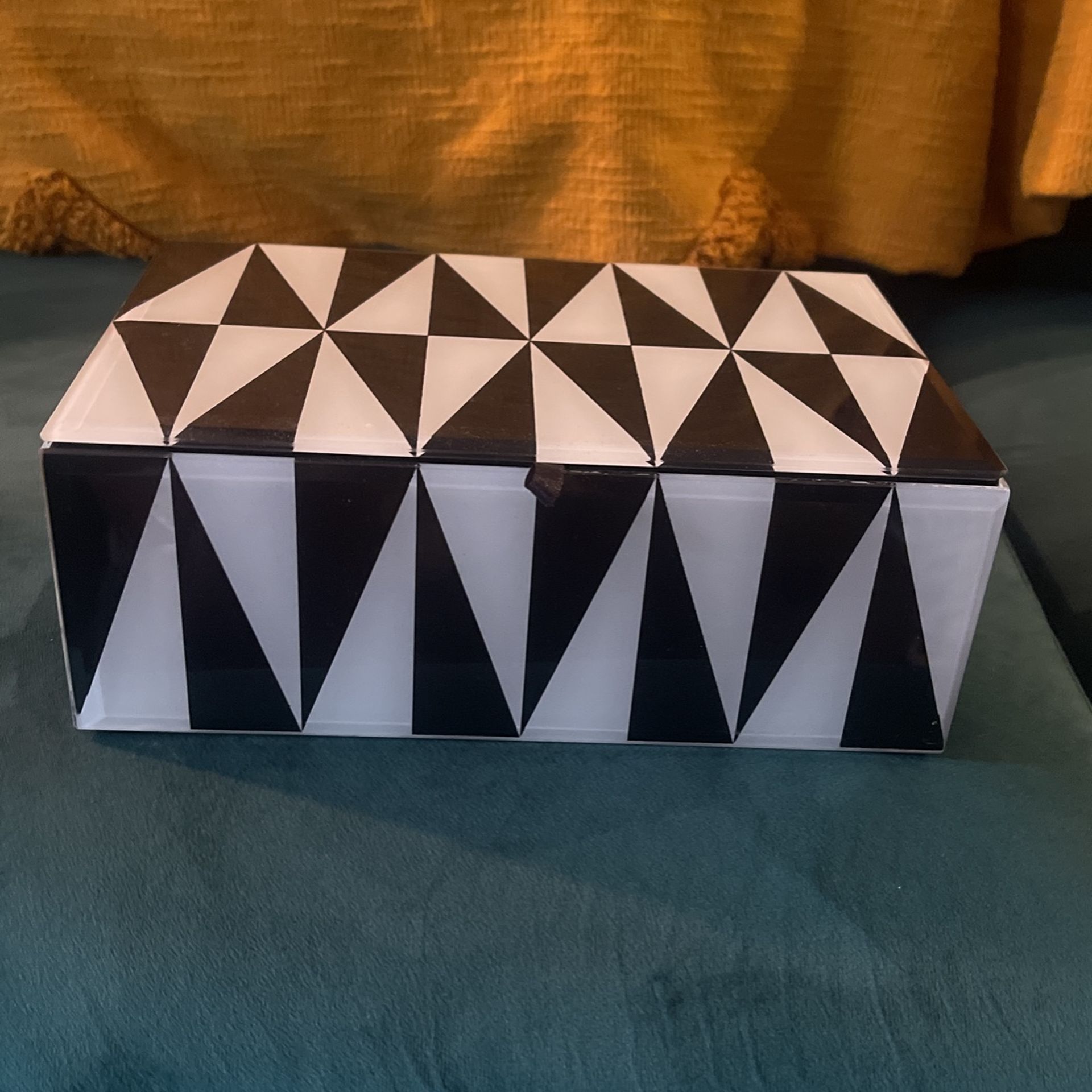 Black And White Glass Box