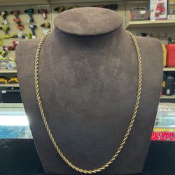 14KT Solid Rope Chain 38435-1