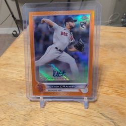 Kutter Crawford 2022 Topps Chrome Orange