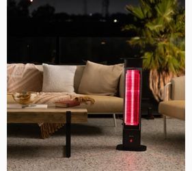 E-GLOW Premium Outdoor Electric Tower Heater (1500W)