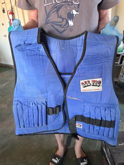 50# WEIGHTED VEST-ADJUSTABLE!