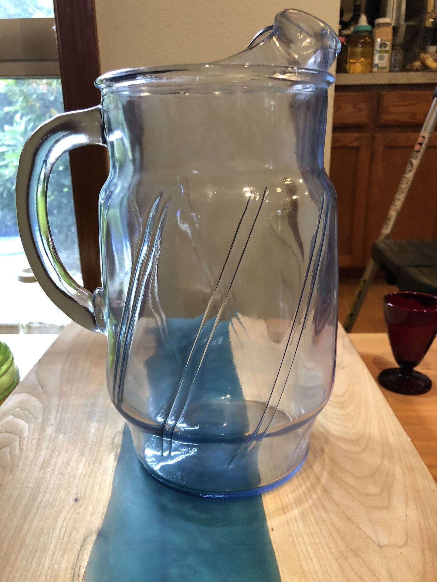 Vintage Sapphire Anchor Hocking Pitcher