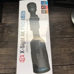 ATN X-Sight 4K Pro Smart DAY/NIGHT Hunting Scope, Video Rec 3864x2218 Resolution