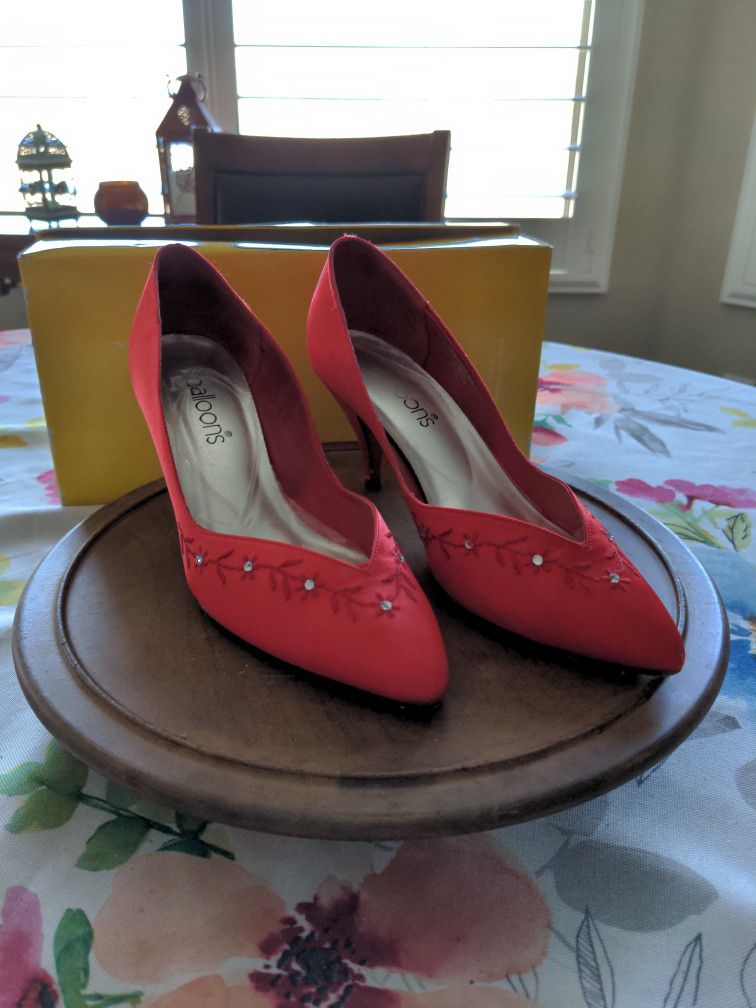 Shoes,  High Heels (Red)