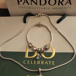 Pandora Necklace, Bracelet, And Charms!