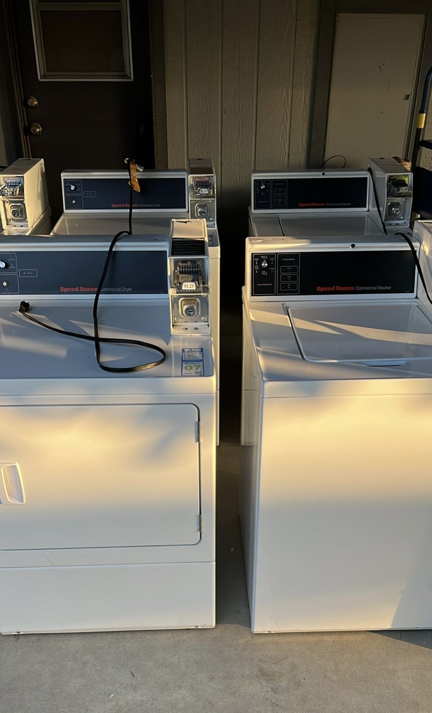 2018 Coin Op Speed Queen Washers And gas Dryers Located In Menifee