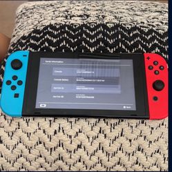 Unpatched XAW1008 Nintendo Switch 32gb- Version 1/hackable (Willing To Trade)