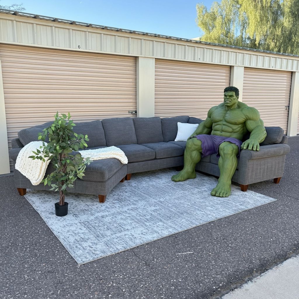 3 Pc Haverty’s Grey Sectional