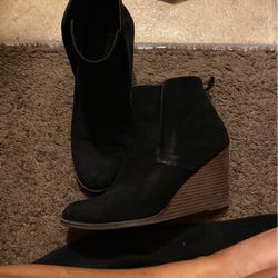 Size 8 Black Booties 
