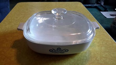 Blue cornflower corning Cookware  $20 Located In Blasdell