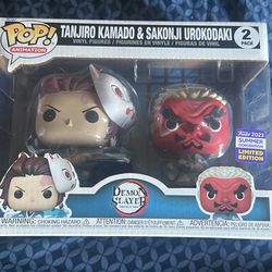 Tanjiro & Urokodaki Funko Pop