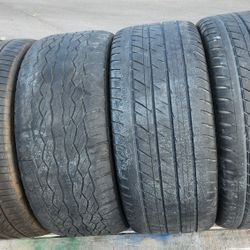 4 Excellent 6 Lug & Star Rims And Tires 