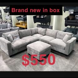 Brand New Sectional With Ottoman Included 