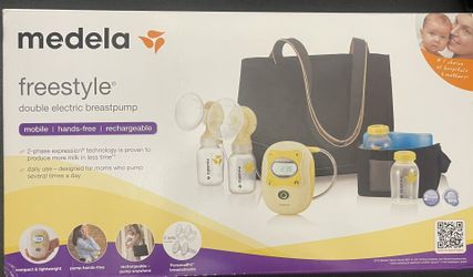 Medela Freestyle Breast Pump-Brand New, In Sealed Box W/ Shoulder Bag And Accessories
