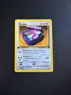Porygon Pokemon Card Team Rocket 48/82