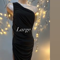 Black A Line Dress 