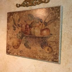 REDECORATING SALE - HOME DECOR 16”x20” Fruit Theme Wall Art