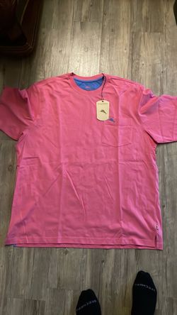 Tommy Bahama Pink Crew Neck Pocket T-Shirt