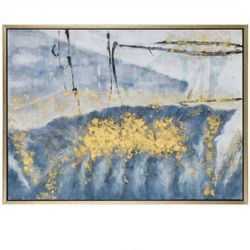 Austin Allen James 1-Piece Framed Abstract Art Print 32 in. x 42 in.