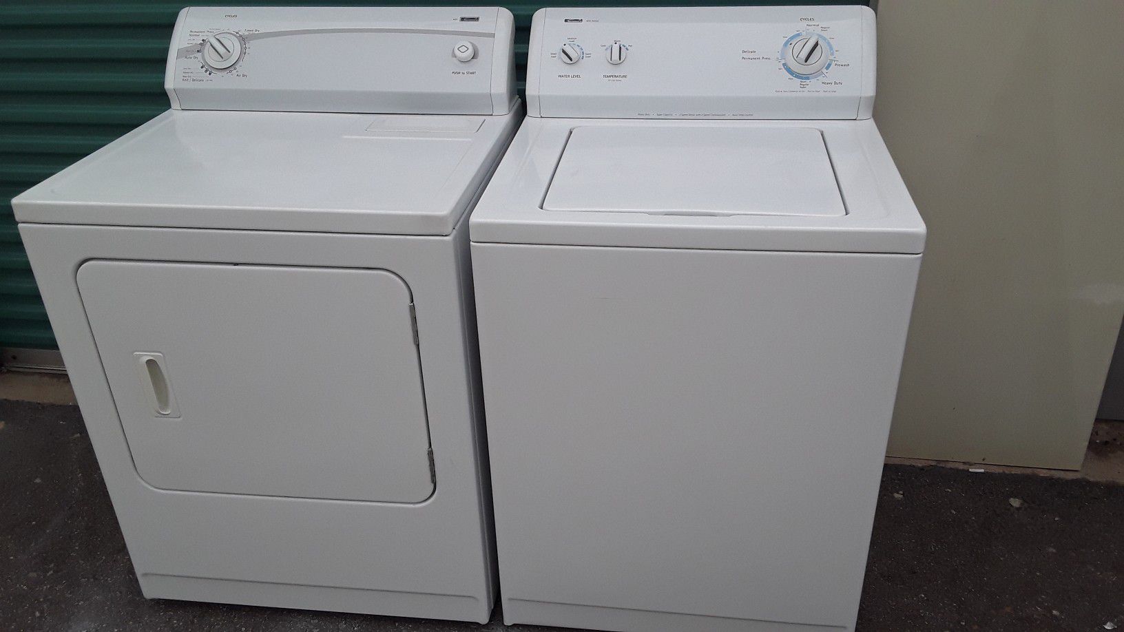 Kenmore"500" Series Washer/Kenmore "400" Series Electric Dryer