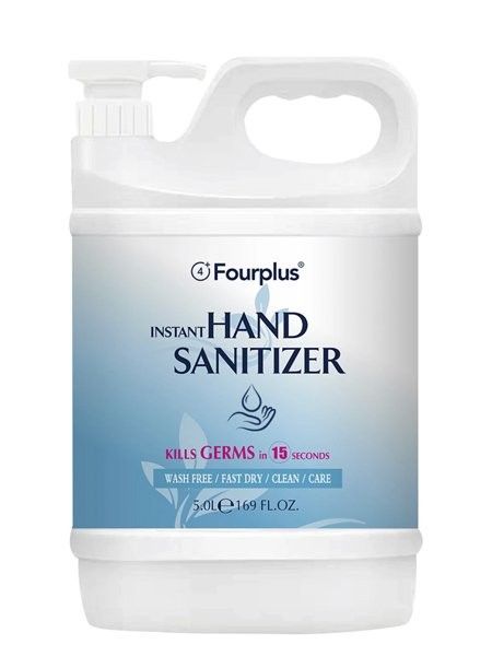 FOURPLUS® HAND SANITIZER GEL WITH PUMP 169 FL. OZ.