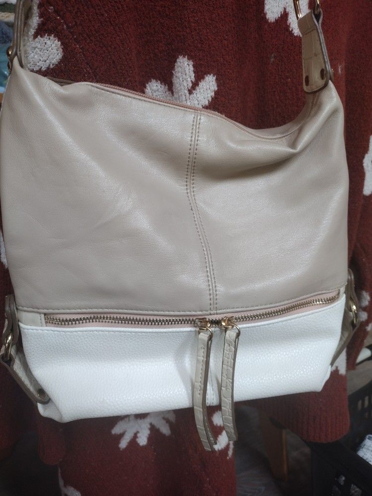 Sondra Roberts Squared Two Tone Shoulder Bag