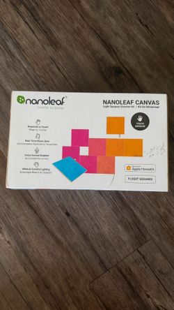 NEW Nanoleaf Canvas LED Light Squares Smarter Kit 9 Panels NL29-0003SW-9PK