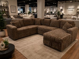 Sectional Sofa Brown Color