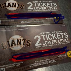 Baseball Tickets!  ! San Francisco Giants