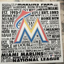 Miami Marlins  Licensed canvas