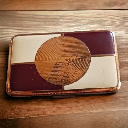 Richard Hudnut powder compact Art Deco Bauhaus Constructivism Modernist Avant-garde