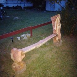 Handmade Cedar Bench