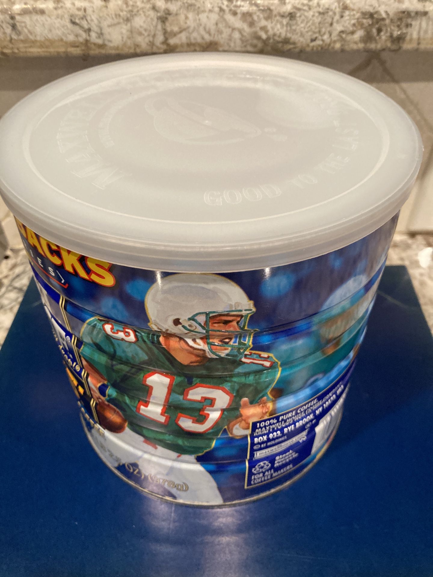 MIAMI DOLPHINS DAN MARINO Star Quarterbacks Maxwell House Coffee