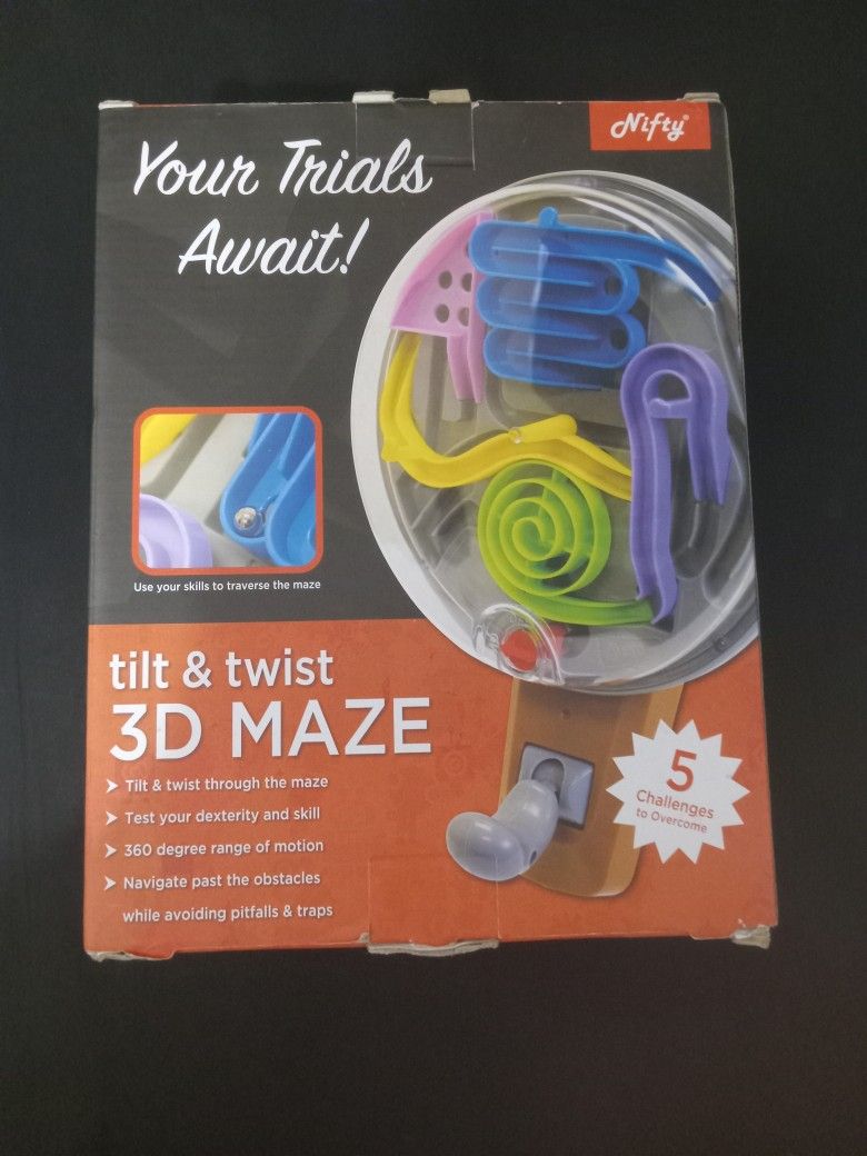 Nifty Tilt & Twist 3D Maze Puzzle Game