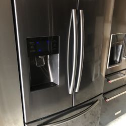 Samsung French Door Refrigerator Black Steel 
