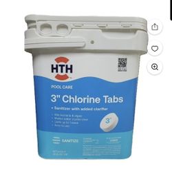 HTH Swimming Pool Chlorine Bucket 3-in Tablets Chlorine
