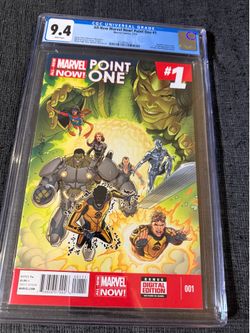 CGC Comic- All New Marvel Now Point One #1 CGC 9.4 1st Kamala Khan Ms. Marvel