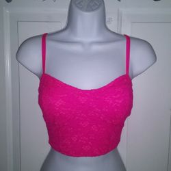 Hot Pink Medium Crop Top
