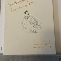 WALT DISNEY’S SKETCHBOOK SNOW WHITE and the SEVEN DWARFS Hardcover