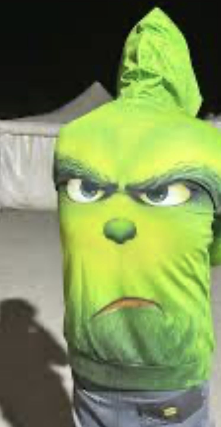 Grinch Long Sleeve Sweater , New XL