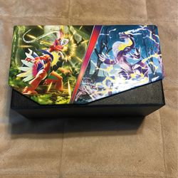 Empty Box,Pokemon: Scarlet & Violet Base Set Build & Battle Stadium